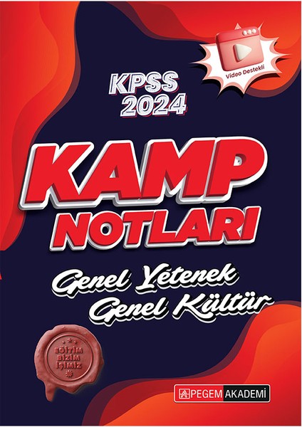 2024 KPSS Genel Yetenek Genel Kültür Kamp Notları