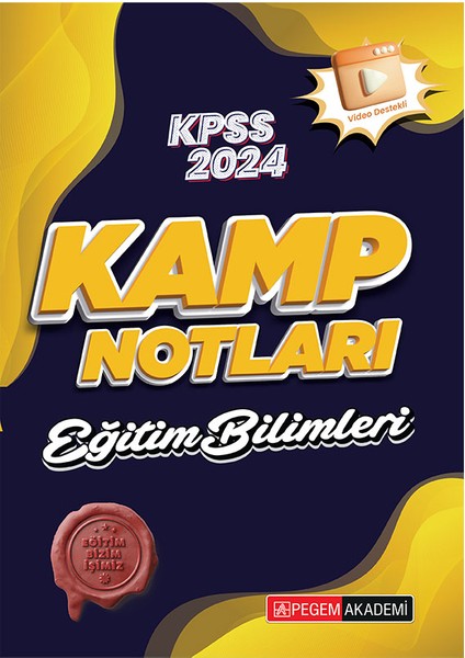 2024 KPSS Eğitim Bilimleri Kamp Notları