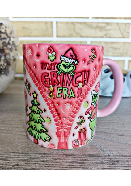 Grinch Yılbaşı Partisi Md4 Porselen Kupa