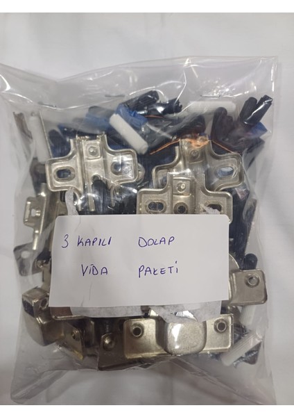 3 Kapılı Dolap Vida Paketi