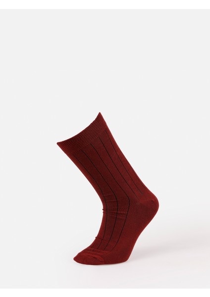 Bordo Erkek Çorap