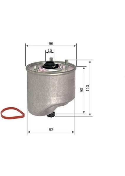 Connect Mazot Filitresi (2015-2019) 1.6 Hdı, 1.5l Duratorq Tdci CM00147