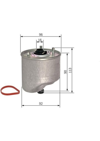 Bmax Mazot Filitresi (2012-2015) 1.6 Tdcı Duratorg, 1.5l Duratorq Tdci CM00161