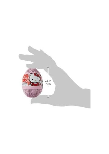 Hello Kitty Glutensiz Çikolatalı Sürpriz Yumurta 20 G (1 Adet)