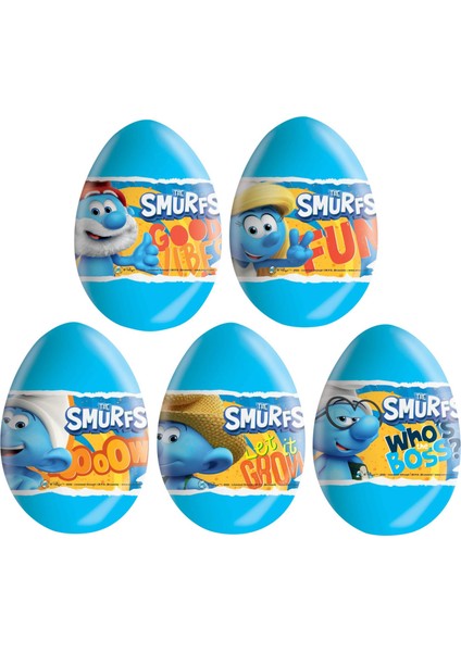Smurfs Şirinler Glutensiz Çikolatalı Sürpriz Yumurta 20 G (3 Adet) modelleri