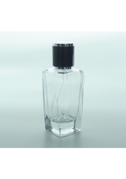 Parfüm Şişesi 50 ml ( 10 Adet ) Konik Prizma Kolay Kapama Boş Şişe