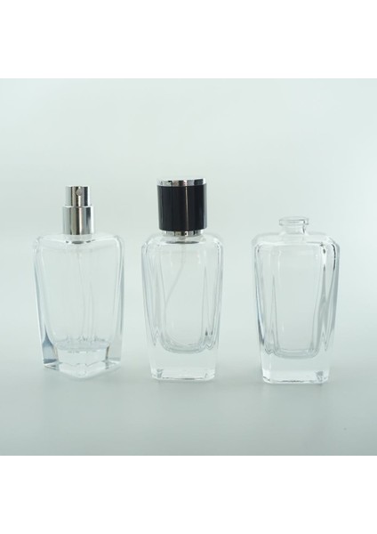 Parfüm Şişesi 50 ml ( 10 Adet ) Konik Prizma Kolay Kapama Boş Şişe fiyatları