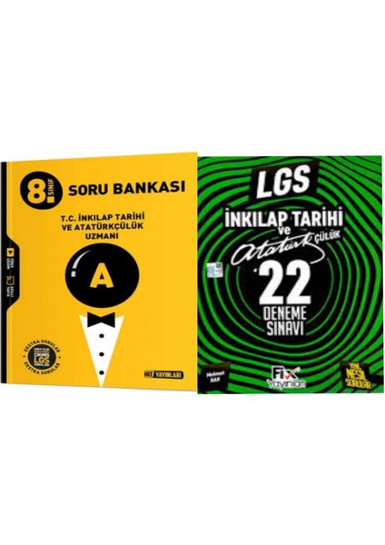 8. Sınıf T.C. İnkılap Tarihi ve Atatürkçülük Uzmanı Soru Bankası ve 22 'li Branş Denemeleri