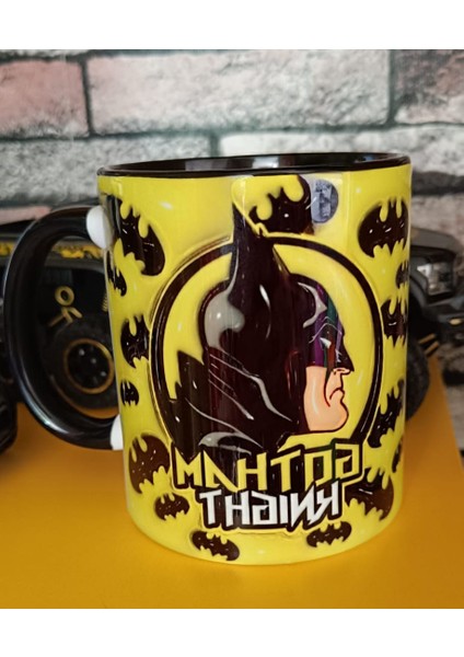 Mugs And Love Batman Gotham Knıght 3D Baskı Kupa