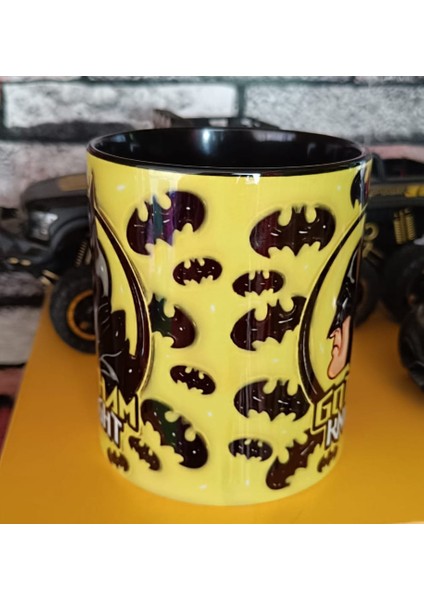 Mugs And Love Batman Gotham Knıght 3D Baskı Kupa