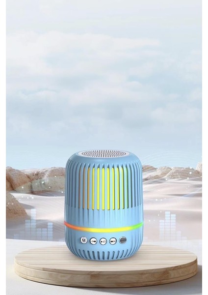 GTS-2150 Yeşil Kablosuz Taşınabilir Rgb Işıklı Bluetooth Hoparlör Speaker