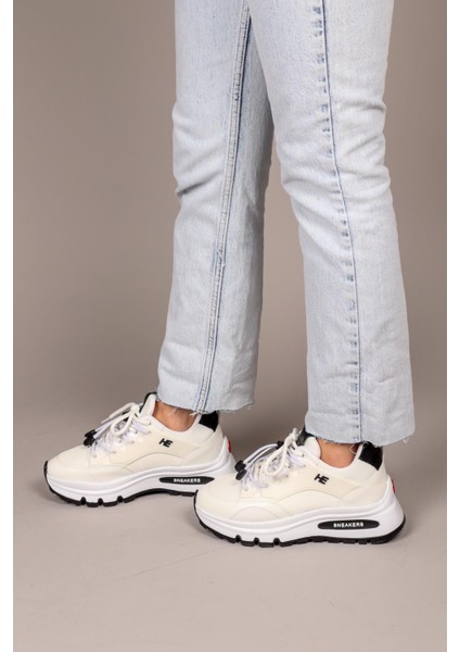 Sophıe Bağcıklı Sneakers Beyaz fırsatları