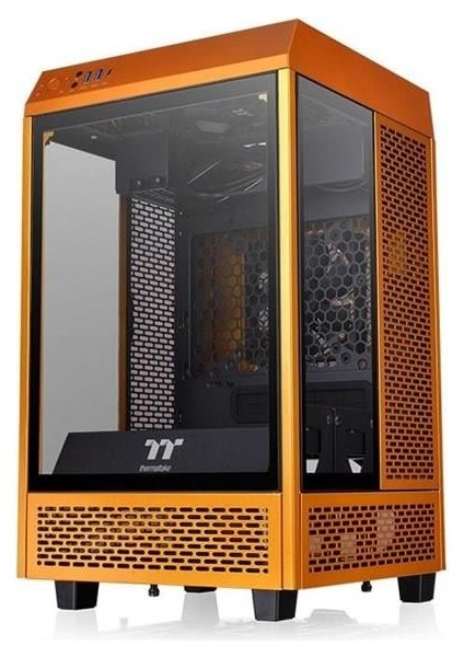 The Tower 100 CA-1R3-00SBWN-00 Gamıng Mını Itx Pc Kasası Gold