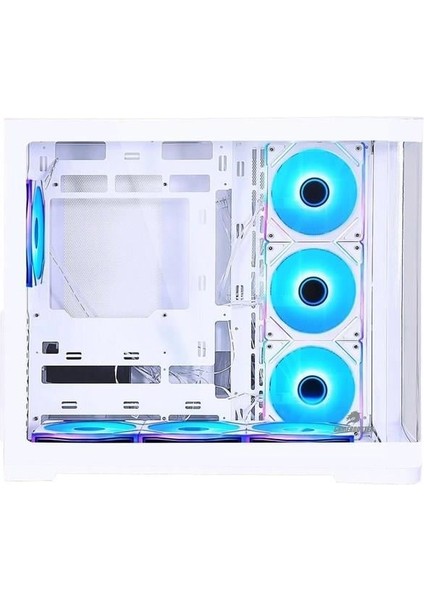 Gamebooster GB-G2851BW Sea Wıew 7-Rgb Fanlı Gamıng Mıd-Tower Pc Kasası Beyaz