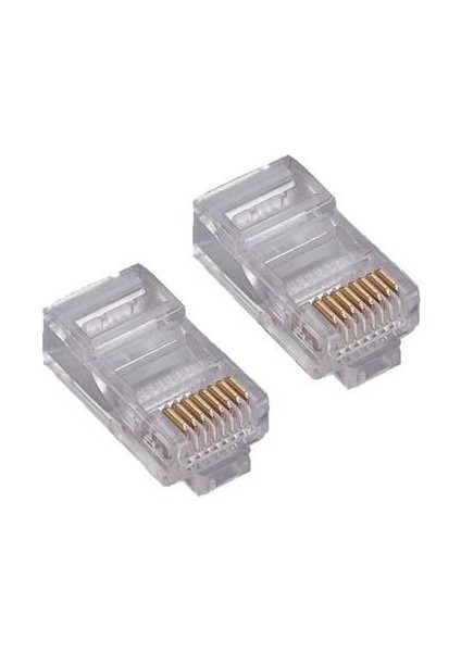 SP-U100-D Cat6 RJ45 Delikli Yeni Nesil KONNEKTÖR-100 Adet