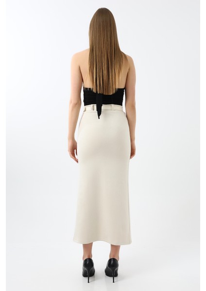 Süet Etek Maxi Boy 92 cm Ön Yırtmaçlı /front Slit Maxı Long Suede Skırt fırsatları