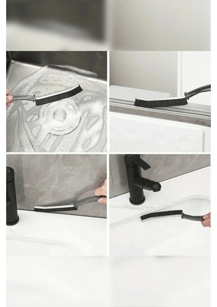 2 Adet Derz, Banyo, Mutfak, Lavabo ve Pencere Ince Temizlik Fırçası