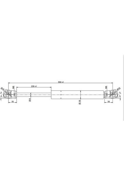 Chevrolet Captiva Ön Kaput Amortisör (2006-2014) 2.0 CM00017