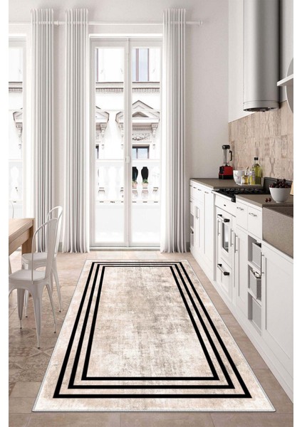 Yıkanabilir Yumuşak Süngerli Kolay Temizlenir Kaymaz Pamuk Taban Dijital Baskılı Koridor Mutfak Halı fiyatları