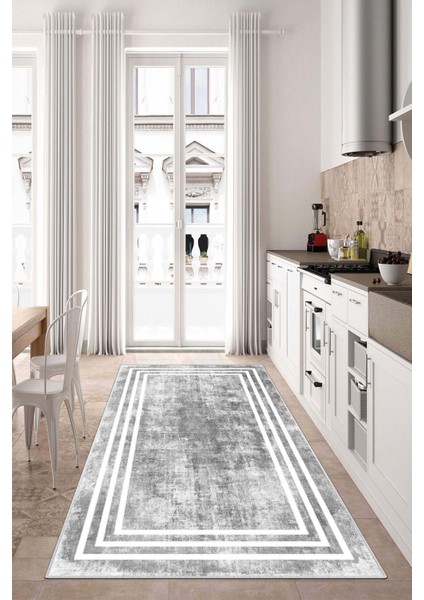 Yıkanabilir Yumuşak Süngerli Kolay Temizlenir Kaymaz Pamuk Taban Dijital Baskılı Koridor Mutfak Halı fiyatları