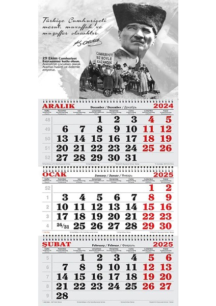 2025 Yılı Gemici Takvimi-29 Ekim Anısına