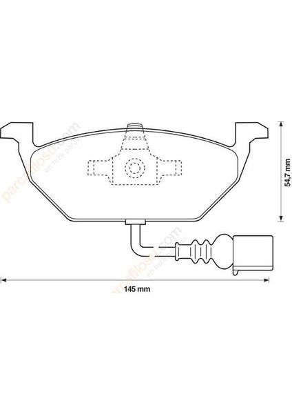 Volkswagen Jetta Ön Fren Balata (2004-2015) 2.0, 1.6, 1.2 Tsı, 1.6 Tdı, 1.9 Tdı CM00511