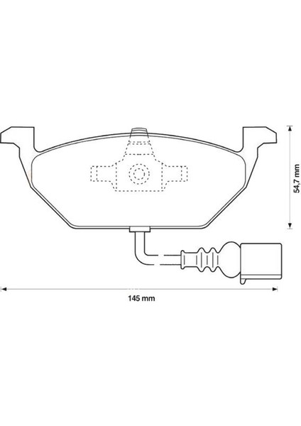 Volkswagen Jetta Ön Fren Balata (2004-2015) 2.0, 1.6, 1.2 Tsı, 1.6 Tdı, 1.9 Tdı CM00511
