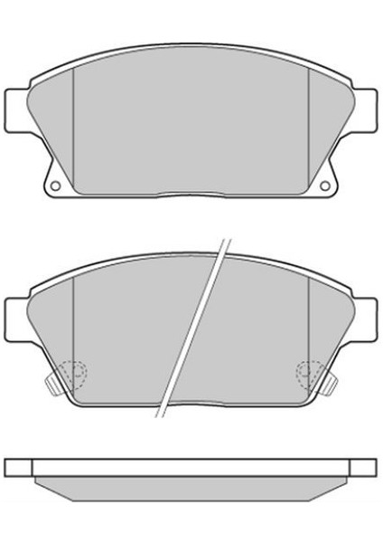 Chevrolet Trax Ön Fren Balata (2013-2015) 1.4, 1.6 CM00023