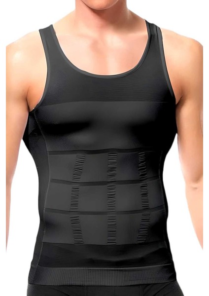 Erkek Vücut Şekillendirici Göğüs ve Göbek Toparlayıcı Sıkılaştırıcı Nefes Alan Atlet Korse fiyatları