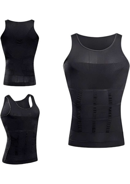 Erkek Vücut Şekillendirici Göğüs ve Göbek Toparlayıcı Sıkılaştırıcı Nefes Alan Atlet Korse fırsatları