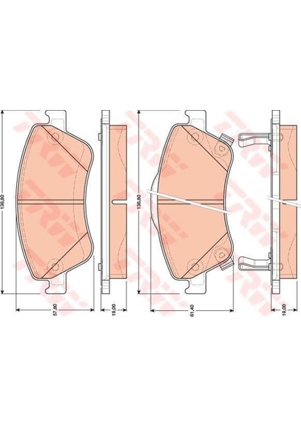 Toyota Auris Ön Fren Balata (2007-2012) 1.6, 1.4, 1.3 CM00473