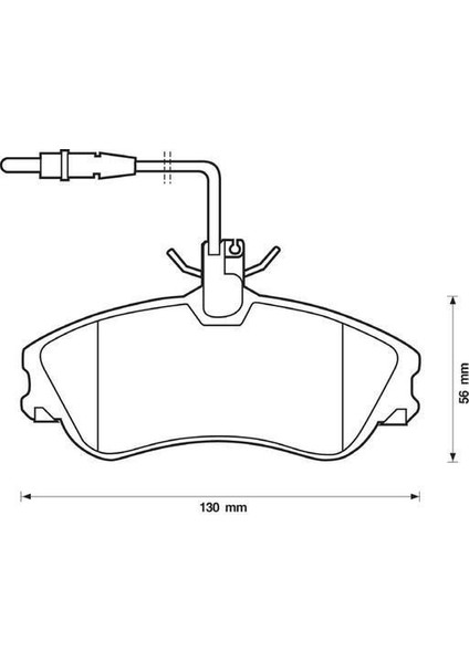 Peugeot 306 Ön Fren Balata (1997-2002) 1.6, 1.8 CM00360 fiyatları