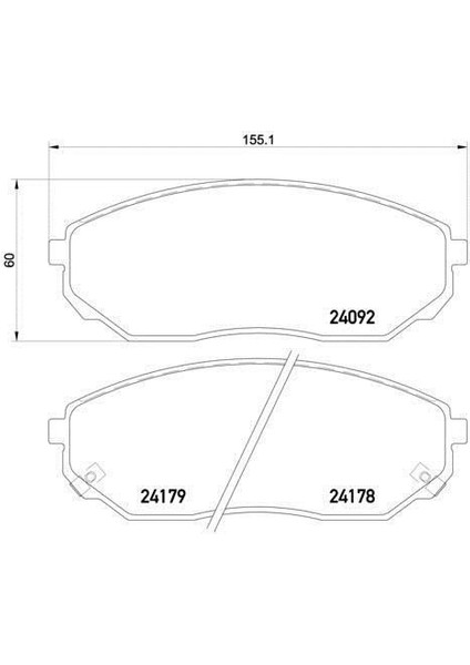 Kia Sorento Ön Fren Balata (2002-2010) 2.5 Crdı CM00242