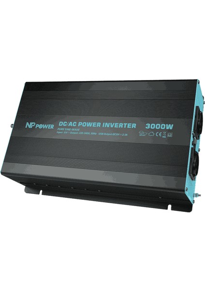 Np Power 12V 3000W Tam Sinus Inverter