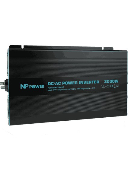 Np Power 12V 3000W Tam Sinus Inverter