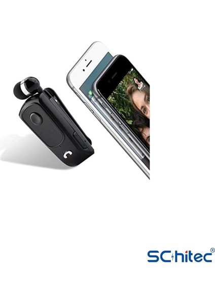 YK24 Pro Makaralı Kablosuz Kulaklık Bluetooth 5.3 Siyah