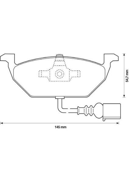 Seat İbiza Ön Fren Balata (2001-2023) 1.2, 1.4, 1.6, 1.0, 1.4TSI, 1.0 TSI, 1.6 TDI, 1.2 TSI, 1.4 TDI, 1.9 TDI, 1.2 TDI 1K0698151D