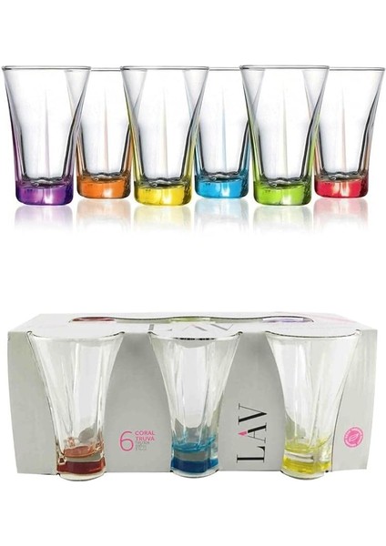 Truva TRU309 Kahve Yanı Su Bardağı 6 Parça