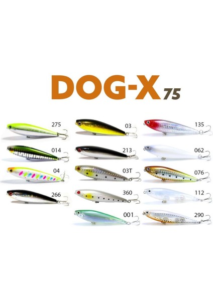 Dog-X DX-75SW 7.5cm 8.5g Suni Yem