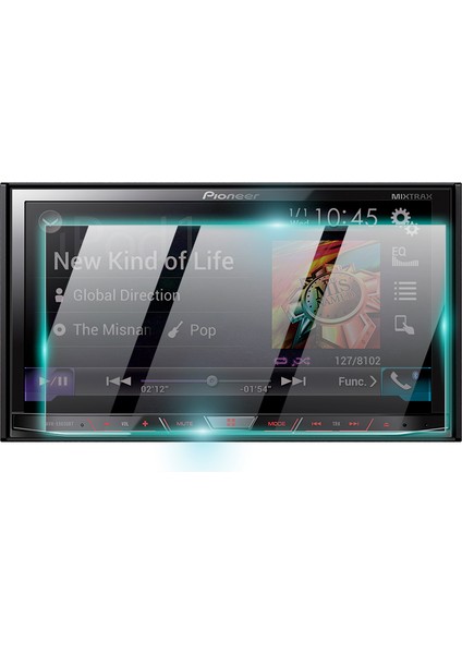 Pıoneer AVH-X8750BT 6.95 Inch Navigasyon Için 9h Nano Ipg Proactive Ekran Koruyucu