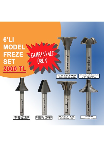 6'lı Model Freze Set