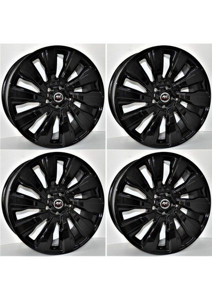 Eyj 371 9.5X22 5X120 ET45 Black 72.6  BMW,VOLKSWAGEN Uyumlu 4 Adet Oto Jant