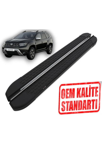 Duster 2010 2017 Araca Özel Nevada Siyah Yan Basamak