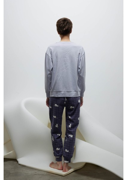 Kadın Pamuklu Uzun Pijama Altı