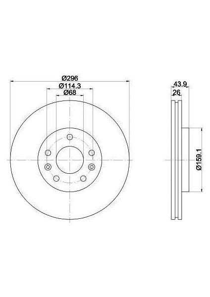 Renault Latitude Ön Fren Disk (2011-2016) 1.5 Dcı, 2.0 Dcı CM00390