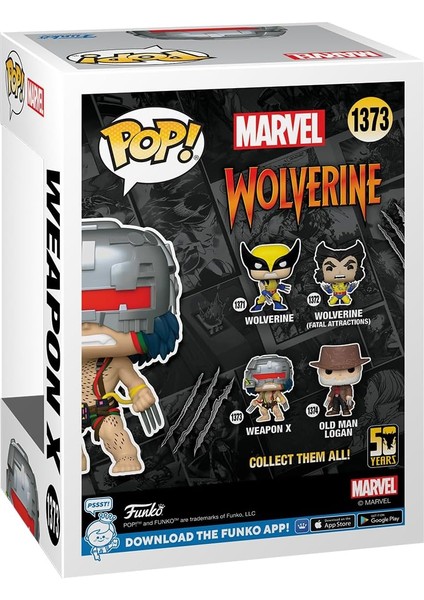 Pop! Marvel: Wolverine 50. Yıldönümü - Weapon x