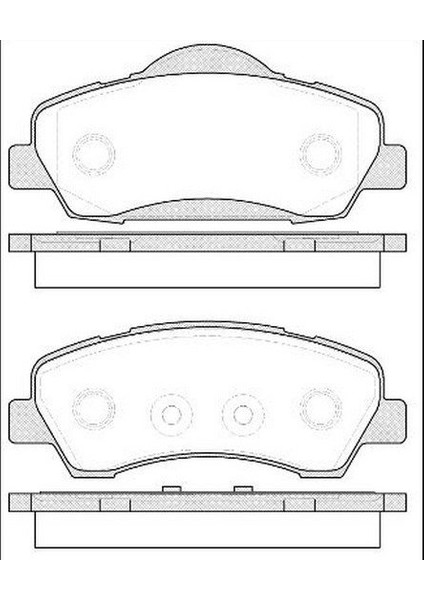 Citroen C4 Ön Fren Balata (2014-2017) 1.2 Vtı CM00036