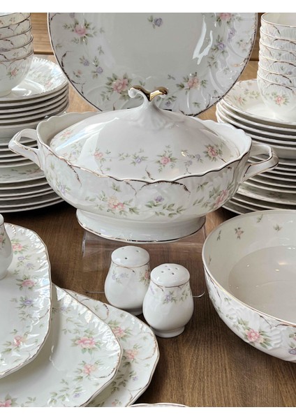Yemek Takımı Tıffany Flowers 58 Parça 12 Kişilik modelleri