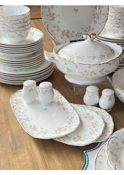 Yemek Takımı Tıffany Flowers 58 Parça 12 Kişilik fırsatları
