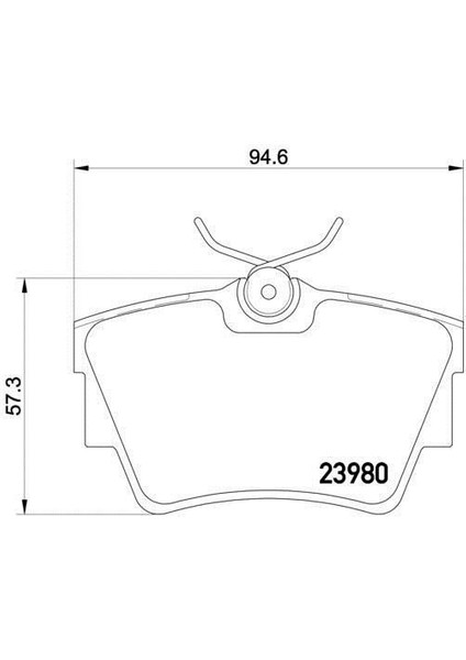 Opel Vivaro Arka Fren Balatasi (2002-2013) 1.9 Dtı, 2.0 Cdtı CM00331